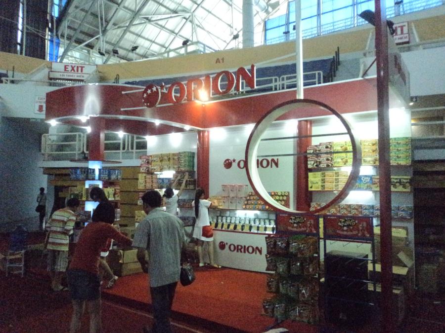 Thi công lắp đặt Booth Orion